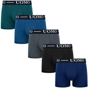 Uomo katoenen Boxershorts - 5-Pack - 0105 - L