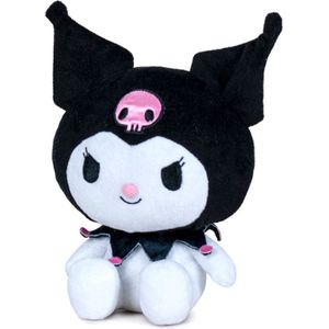 Kuromi Hello Kitty Pluche Knuffel 35 cm {Hello Kitty Plush Toy | Speelgoed Knuffeldier voor kinderen meisjes | Kat Cat Kitten}