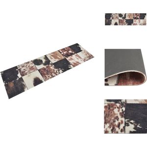 vidaXL Keukenmat - Dierenhuidprint - 180 x 60 cm - 5 mm hoog - Deurmat