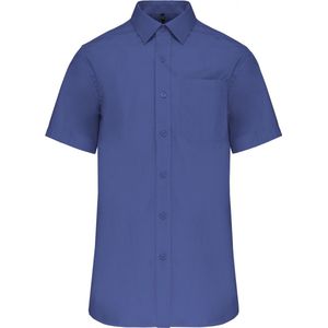 Kariban Heren poplin overhemd korte mouwen K543 - Cobalt Blue - L