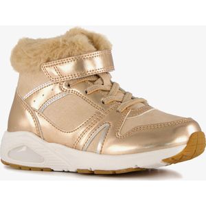 Blue Box gevoerde hoge meisjes sneakers goud - Maat 31 - Uitneembare zool