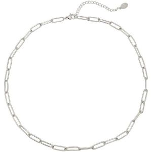 Zilveren chain ketting - Zilver - Kettinkje van roestvrij staal - Sieraden voor dames - RVS - Stainless steel - Nikkelvrij - Roestvrij stalen