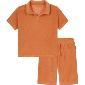 Claesen's Shortama Set Unisex Shortama - Coral - Maat 164