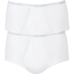 Sloggi Men Basic Maxislip (set van 2) Wit