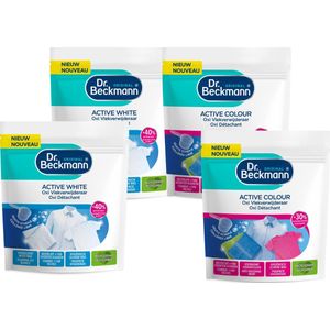 Dr. Beckmann Oxi poeder voordeelset - Oxi Active White 2x + Oxi Active Colour 2x