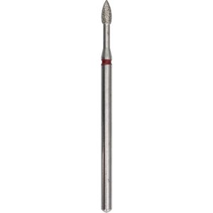 Afilara diamond nail drill ""bullet"" -red 2.3mm