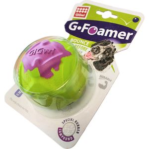 GIGwi G-Foamer - Hondenspeelgoed - Rubber speelbal - Groen - Honden speelbal massief rubber