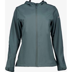 Mountain Peak dames softshell jas groen - Maat S - Met capuchon - Ritssluiting