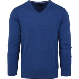 Suitable Pullover Vini V-Hals Navy - Heren