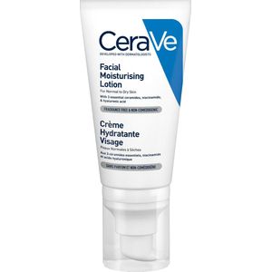 CeraVe Hydraterende Gezichtscrème - voor de Normale tot droge huid - met Niacinamide - 52ml