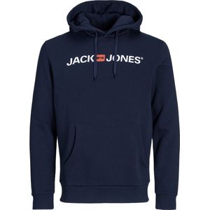 JACK & JONES ESSENTIALS Hoodie JJECORP met Logo Donkerblauw