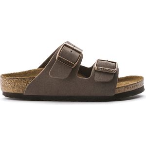 Birkenstock Arizona Kids Slippers Mocha Regular-fit | Bruin | Imitatieleer | Maat 30 | 1002361