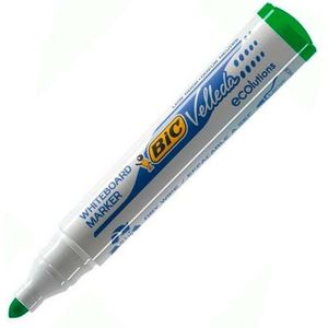 Viltstift bic 1701 whiteboard rond l groen | Omdoos a 12 stuk | 12 stuks