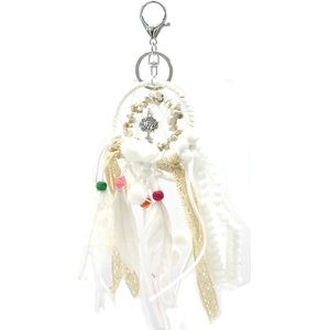 Sleutelhanger - Dromenvanger - Lengte 22 cm - Beige