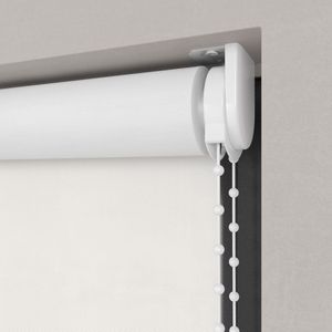 Dutchblinds Rolgordijn - verduisterend - Off White - 90x275cm - Raamdecoratie op maat