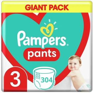Pampers Baby-Dry Pants maat 3 - 304 luierbroekjes - Maandbox