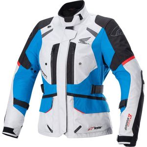 Alpinestars Honda Stella Andes V3 Drystar Jacket Ice Gray Blue Bright Red XL - Maat - Jas