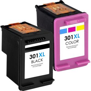 Huismerk – Inktcartridge / Alternatief voor de Hp 301 Multipack Huismerk Cartridge - Black - Color