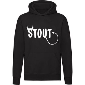Stout Hoodie - ondeugend - unisex - sweater - trui - capuchon