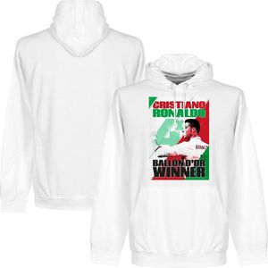 Ronaldo 4 Times Ballon Dâ€™Or Winners Portugal Hooded Sweater - XXL