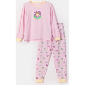 Woody pyjama baby - lichtroze - luiaard - 251-10-PZB-Z/417 - maat 62