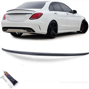 Mercedes C Klasse W205 2014 t/m 2018 Kofferklep Spoiler Achterklep 43AMG 63AMG AMG Look Styling Glans Zwart