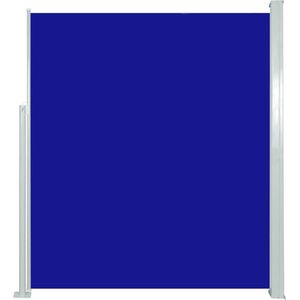 VidaXL Uittrekbaar Windscherm 160x500 cm - Blauw