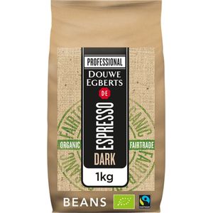 Koffie douwe egberts espresso bonen dark org fair | Pak a 1000 gram