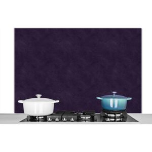 Spatscherm keuken 120x80 cm - Kookplaat achterwand Inductie beschermer - Leer - Structuur - Dierenhuid - Muurbeschermer - Spatwand fornuis - Hoogwaardig aluminium