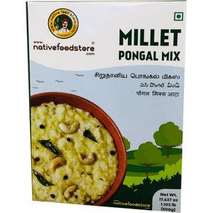 Native Food - Gierst Ontbijtmix - Millet Pongal Mix - 3x 500 g