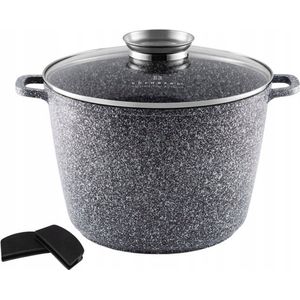 Edënbërg Stonetec Line - Kookpan/Braadpan met Deksel - Ø 32 cm - 14 liter - Keramische/Marmeren coating