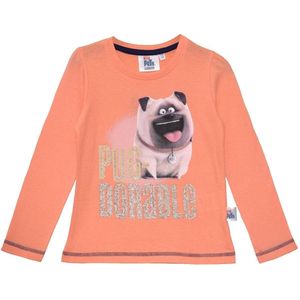 Secret life of pets - huisdiergeheimen - longsleeve - shirt - maat 122 - kleur zalm roze