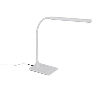 EGLO Laroa Tafellamp - Bureaulamp - LED - 48 cm - Wit - Dimbaar - Kantelbaar