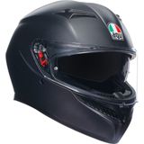 AGV K3 E2206 Mat zwart Integraalhelm MPLK - Maat L - Integraal helm - Scooter helm - Motorhelm - Zwart
