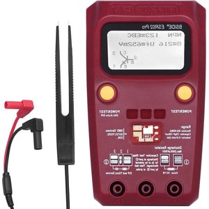 Transistor-tester SMD-componententester Mega328 NPN-PNP diode weerstand inductor capaciteit ESR meetinstrument met pincet - Testapparaat voor elektronische componenten
