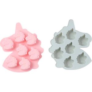Mal Epoxy Mallen Flexibel Kunsstof Epoxy Mold Gietmal Zeep Siliconen Mallen 1 stuk Chocolade Unicorn Kind Feest Verjaardag