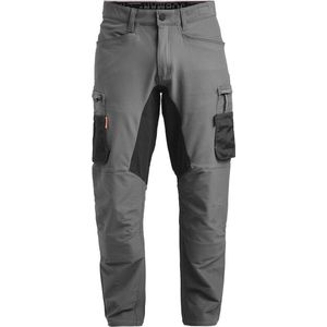 Jobman 2194 Stretch Service Trousers 65219418 - Donkergrijs/Zwart - D108