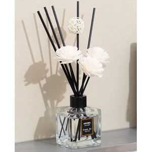 [Fresh air] [geur stokjes] [geurstokjes] [diffuser] [geurverspreider] [geschenkdoos] [bloem] [inclusief 150ml geur olie] [Moederdag cadeau]