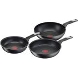 Tefal Unlimited Koekenpannenset 24 + 28 cm + Wokpan 28 cm