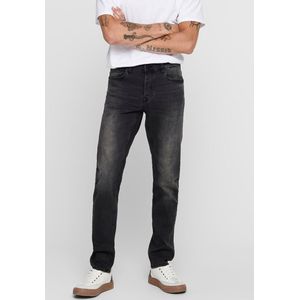 ONLY & SONS ONSLOOM SLIM WASH BLK 0447 DIA DNM NOOS Heren Jeans - Maat W29 X L32