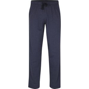 Ceceba heren pyjamabroek lang - blauw pied de poule - Maat: S