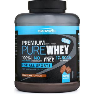 Performance - Pure Whey (Chocolate - 2000 gram) - Whey Protein - Eiwitpoeder - Eiwitshake - Proteine poeder - 66 shakes