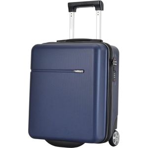 CabinOne EasyJet handbagagekoffer, 45 x 36 x 20 cm, 2 wielen, trolley, onder zitting, boordbagage, blauw, harde schaal handbagage koffer