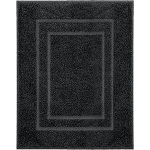 Kleine Wolke Badmat Plaza 60x80 cm zwart