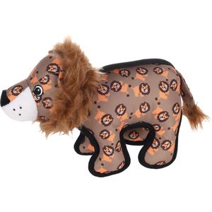 Flamingo Strong Stuff - Speelgoed Honden - Hs Strong Stuff Leeuw Bruin 33cm - 1st