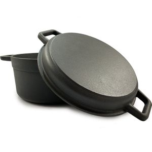 Dutch Oven reversible Grill Guru