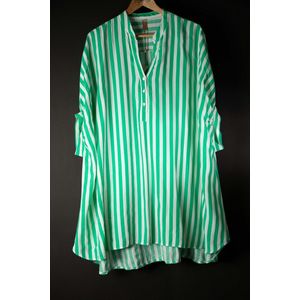 Blouse Sol - Gestreept Groen Wit