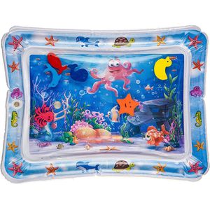 Frummel Waterspeelmat Baby – Watermat – Speelkleed – Opblaasbaar – Waterspeelgoed Baby - Kraamcadeau - Octopus