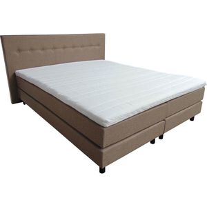 Slaaploods.nl Dana - Boxspring inclusief matras - 160x200 cm - Beige