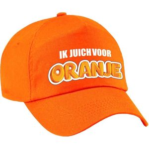 Holland fan pet / cap - ik juich voor oranje - kinderen - EK / WK - Nederland supporter petje / kleding